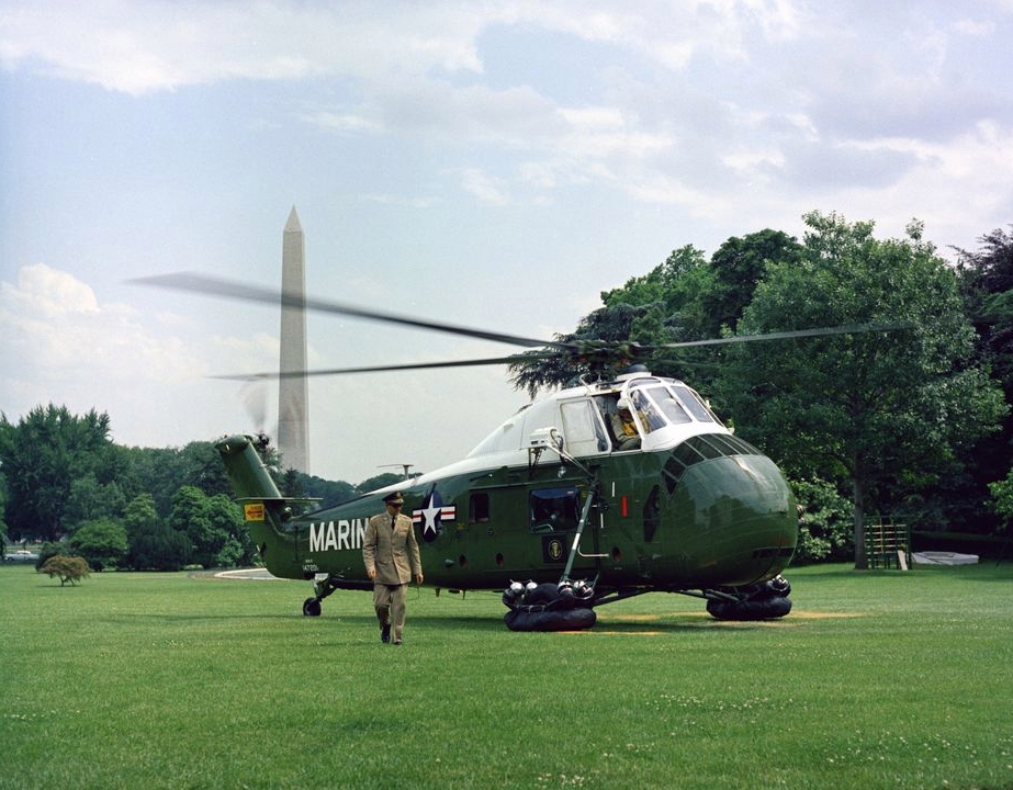 Profile of the Harold Pitcairn Wings of Freedom Aviation Museum 44 VH 34D at the White House 1961