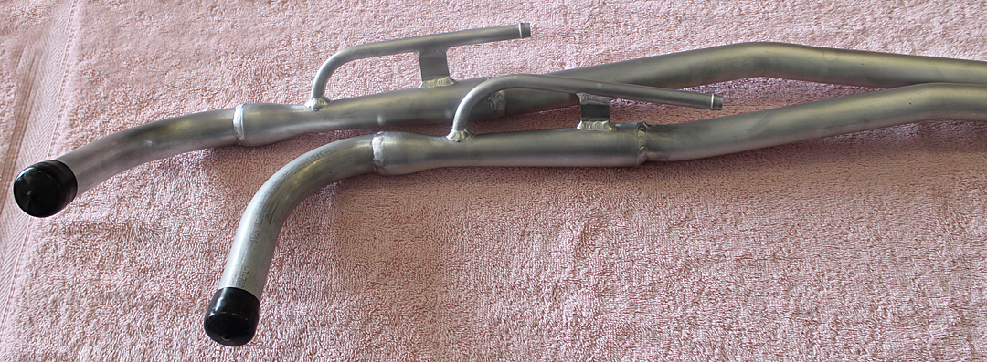 XP-82 Twin Mustang - April 2016 - Restoration Update 19 The two venturi coolant tubes. (photo via Tom Reilly)