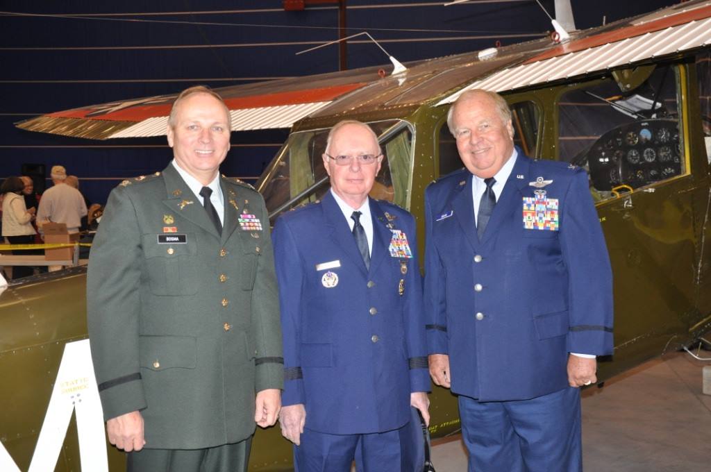 CAF Dixie Wing To Perform a Flyover For Veterans Day 11 Dixie Wing's veterans, from left to right, Mike Bosma (US Army-Gulf), general George Harrison ( USAF -Vietnam) , Captain Bob Grove ( USAF-Vietnam).