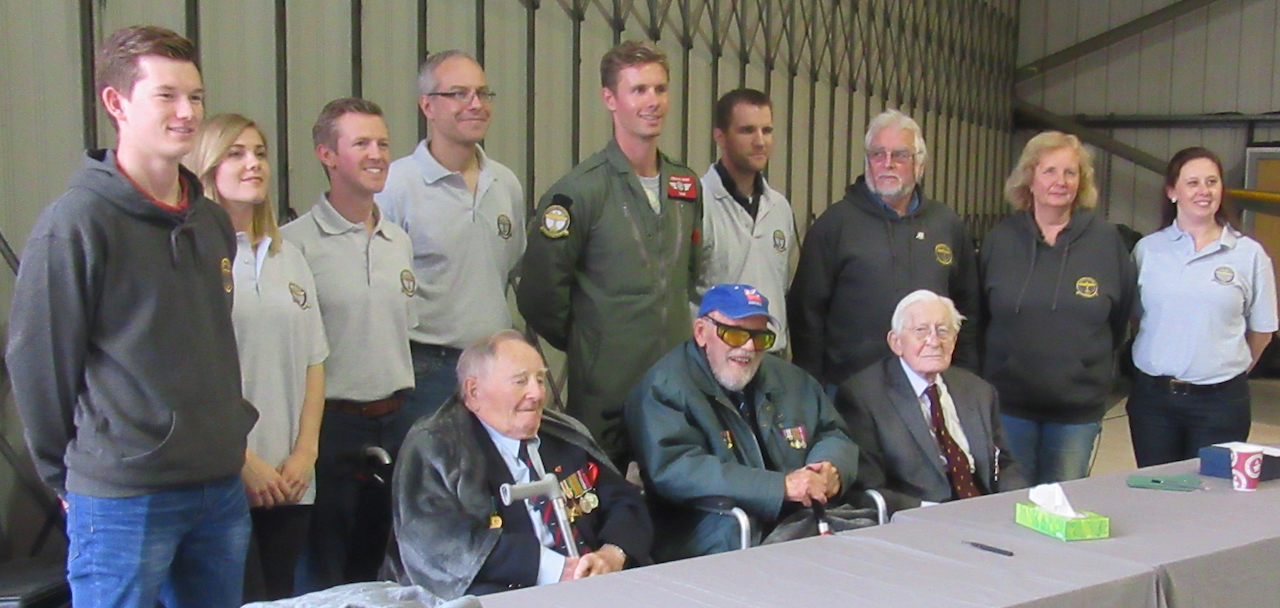 Hawker Typhoon Preservation Group Launched Restoration Project 12 veterans-team-typhoon