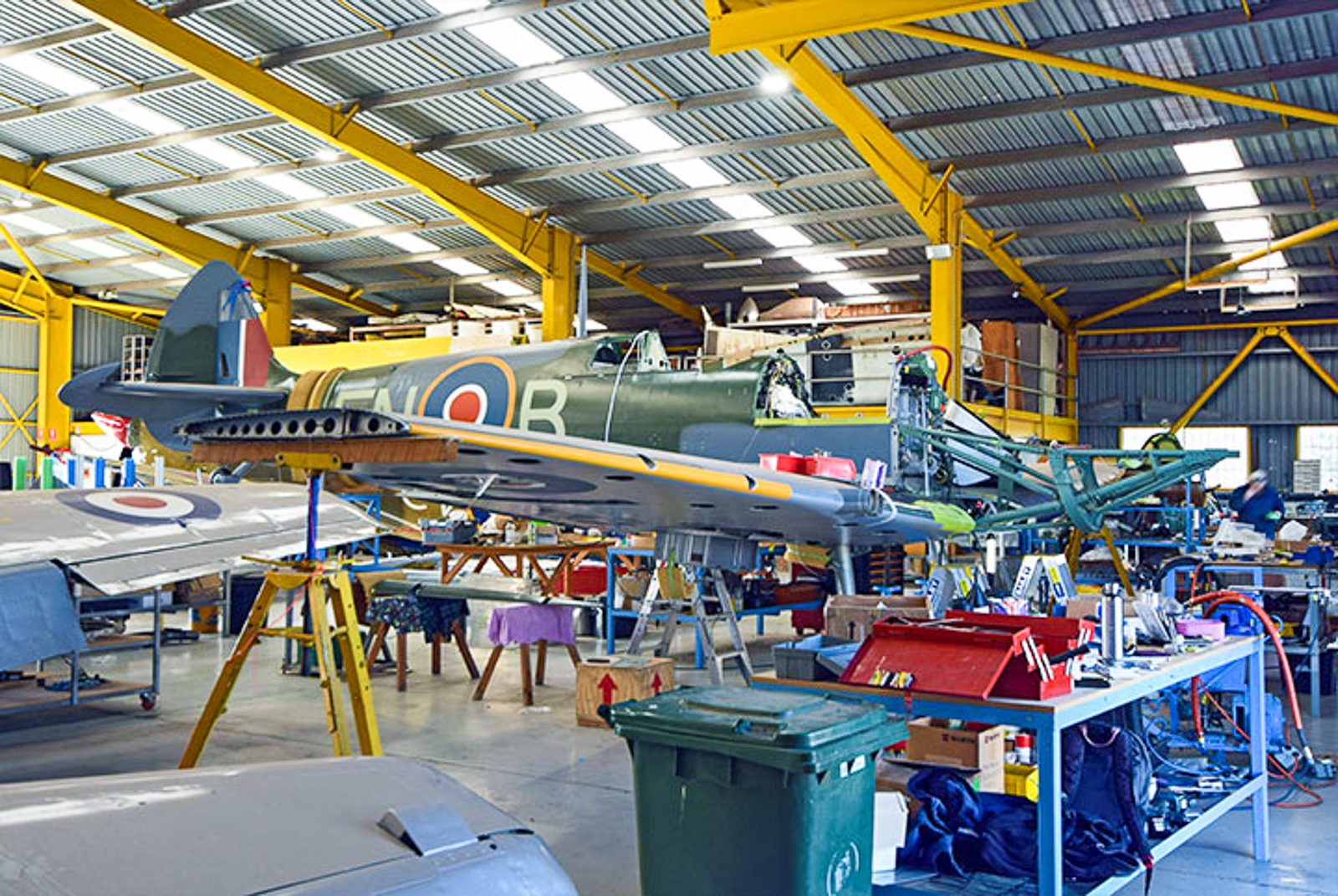 Spitfire Restoration News Downunder 10 Vickers Supermarine Spitfire MK.IX under final phases of restoration Scone NSW June 2020