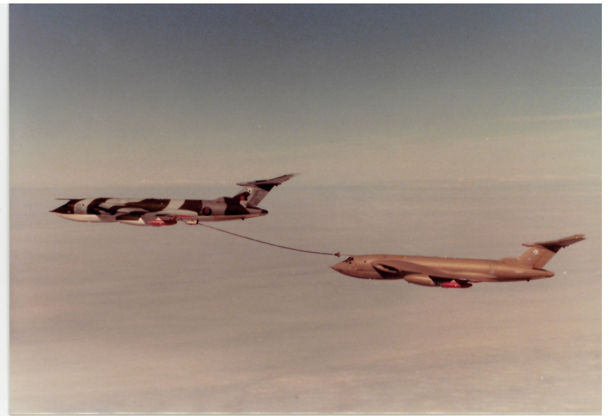 Historic Handley Page Victor Undergoes Camouflage Repaint at Yorkshire Air Museum 12 Victor refuelling Victor