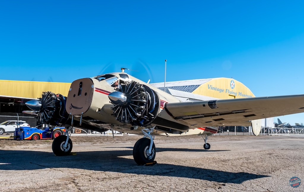 Vintage Flying Museum’s Beechcraft E18S “Hollywood Bomber” Project Status February 2025 10 Vintage Flying Museums 1954 Beechcraft E18S 9700 Super 18 Hollywood Bomber 4