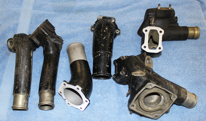 XP-82 Twin Mustang - December 2015 - Restoration Update 16 The components for the coolant water necks supplied by Vintage V-12s. (photo via Tom Reilly)