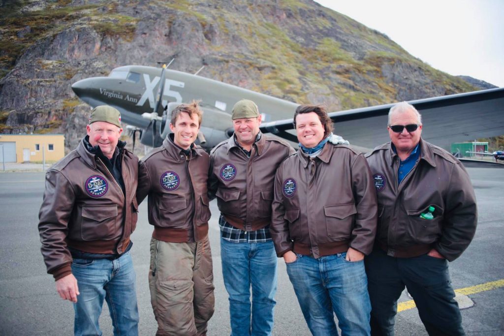 D-Day Squadron Launches Crowdfunding Project for 2024 Legacy Tour 16 Virginia Anns crew before they departed for Prestwick