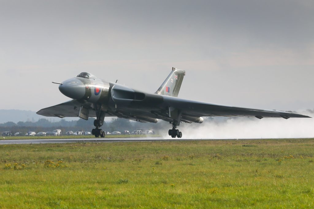 Aerodynamics at the Edge: How Innovation Shaped the Avro Vulcan’s Wing 15 Vulcan Last Flight Doncaster Re Edits Steven Comber photo XH558 Final Flight October 28 2015