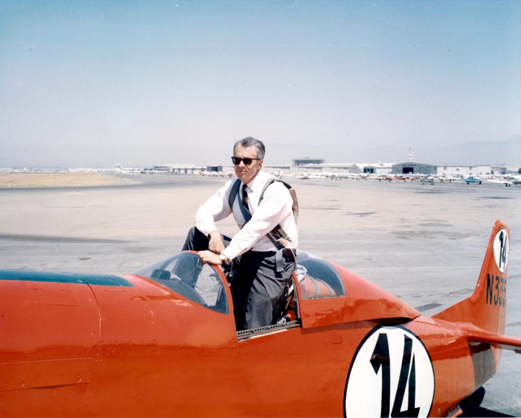 Historic Transcontinental Racer P-51 Mustang for Sale 10 WD 1969 E.D. standing in N335 14 STP Harry Gann