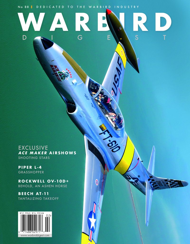 Issue #88 of Warbird Digest 10 WD 88 cover