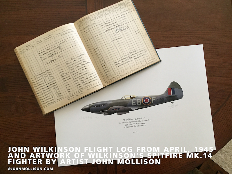 WWII RAF Ace Fighter Pilot To Appear at South Dakota Film Premiere 11 wilkinson-logandairplanelow-copy