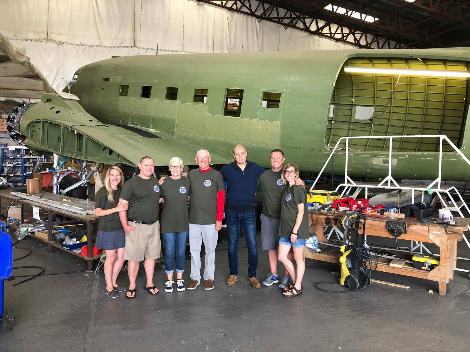 ‘Night-Fright’ D-Day Veteran C-47 – Restoration Update 37 WN 15 Hardt Family