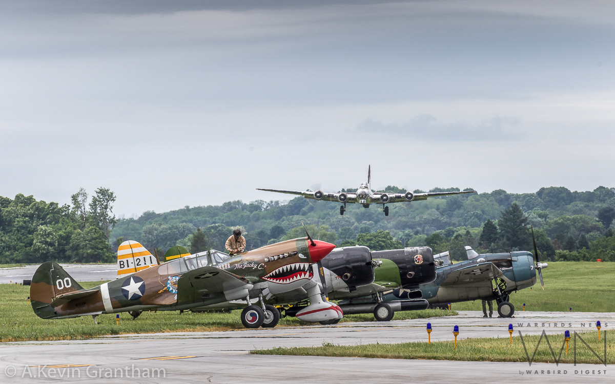 WWII Weekend at the Mid-Atlantic Air Museum - Air Show Report 11 WW II Canon 82 of 85