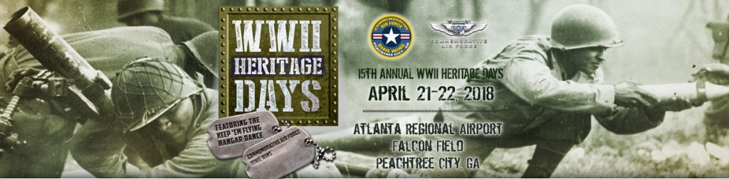 B-17 "Texas Raider" Participate at the 15th Annual WWII Heritage Days 10 WWII Header 2018