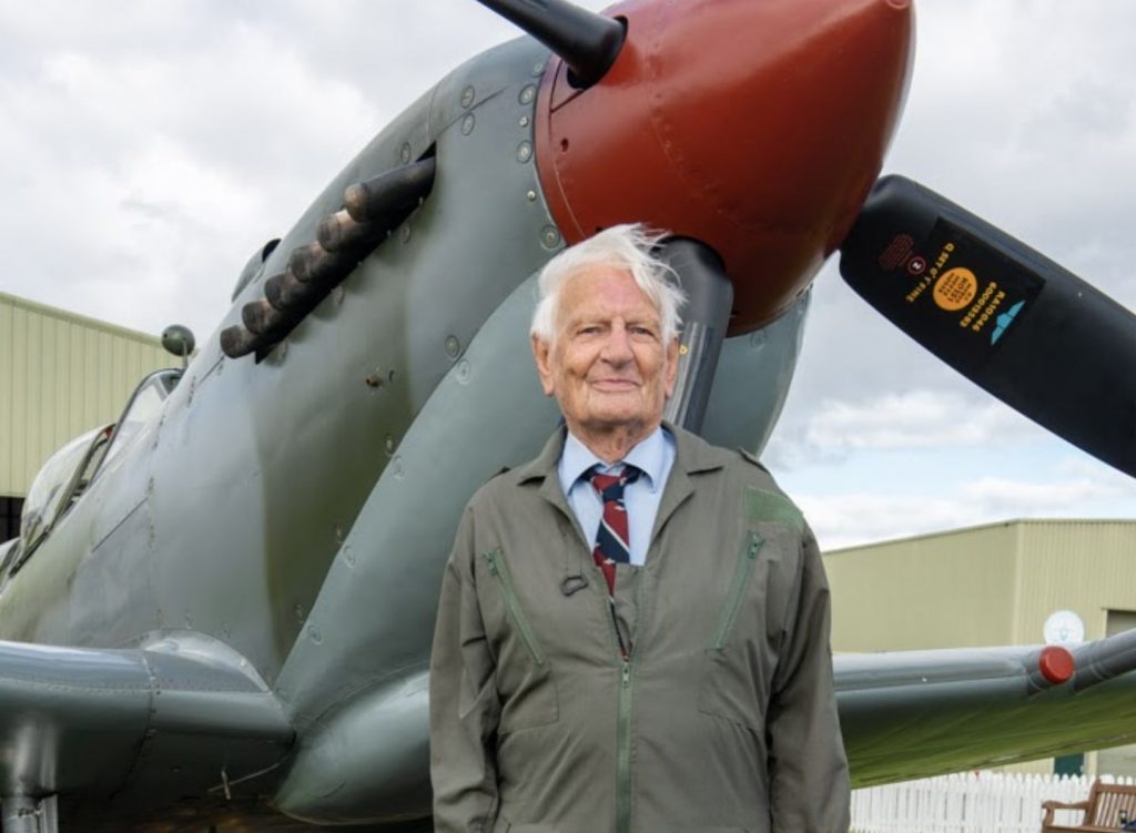 WWII Hawker Typhoon Veteran Has Dream Flight Fulfilled 13 WWII RAF Pilot Bernard Gardiner 2