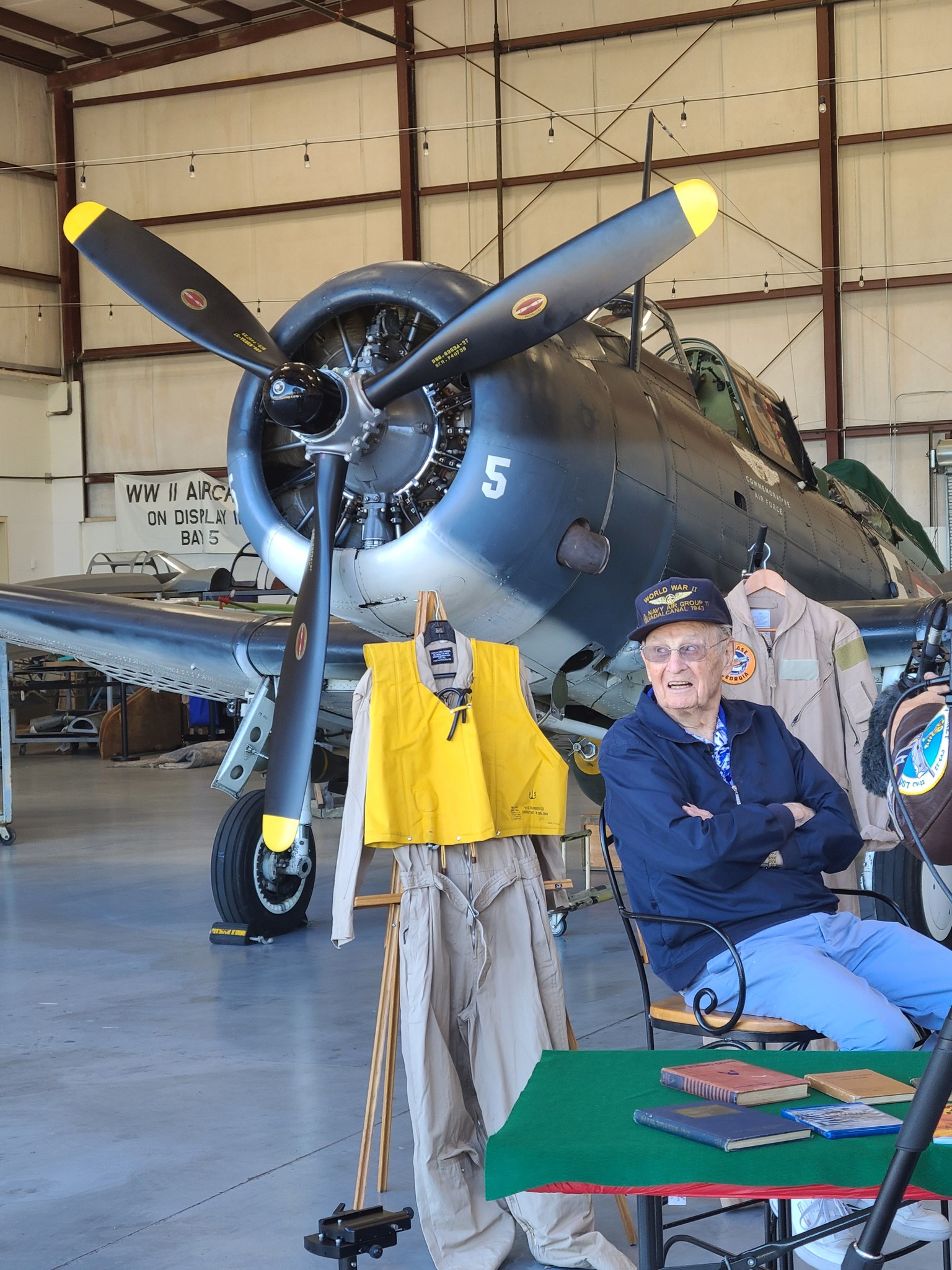 WWII Veteran Takes to The Air in SBD Dive Bomber 80 Years Later 11 WWII veteran gunner Dick Miralles relives his wartime flying in a restored SBD Dauntless dive bomber 80 years after he fought in the war. photo courtesy of Angela Decker