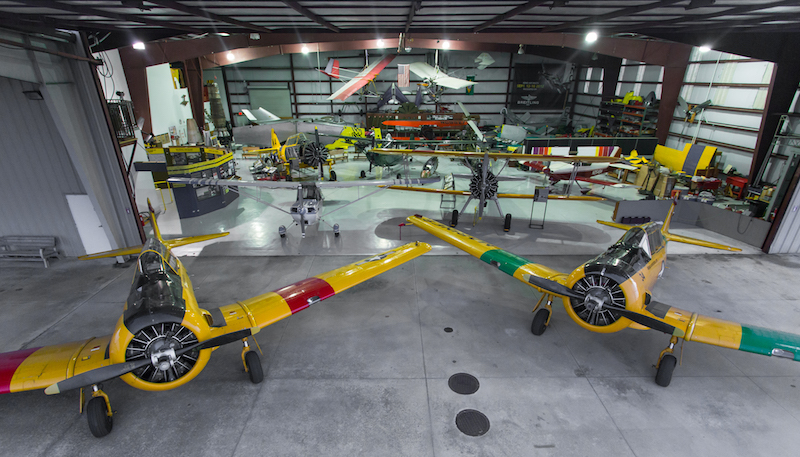 Warbird Bucket List 15 The Warbird Adventures Hangar and its two T-6 Texans (Photo Mike Killian)