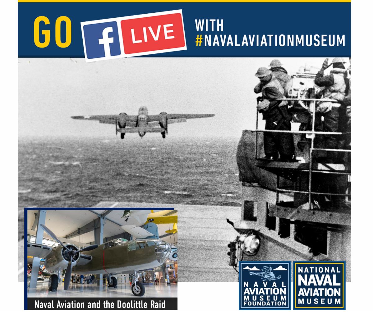 National Naval Aviation Museum Live Online: April 7th - Doolittle Raid 10 Week 2 header