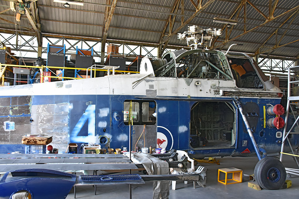 Wessex Mk.31B WA214 Restoration Progresses at the Australian Aviation Heritage Centre – QLD 17 Wessex Mk.31B WA214 Restoration Progresses at the Australian Aviation Heritage Centre – QLD 9