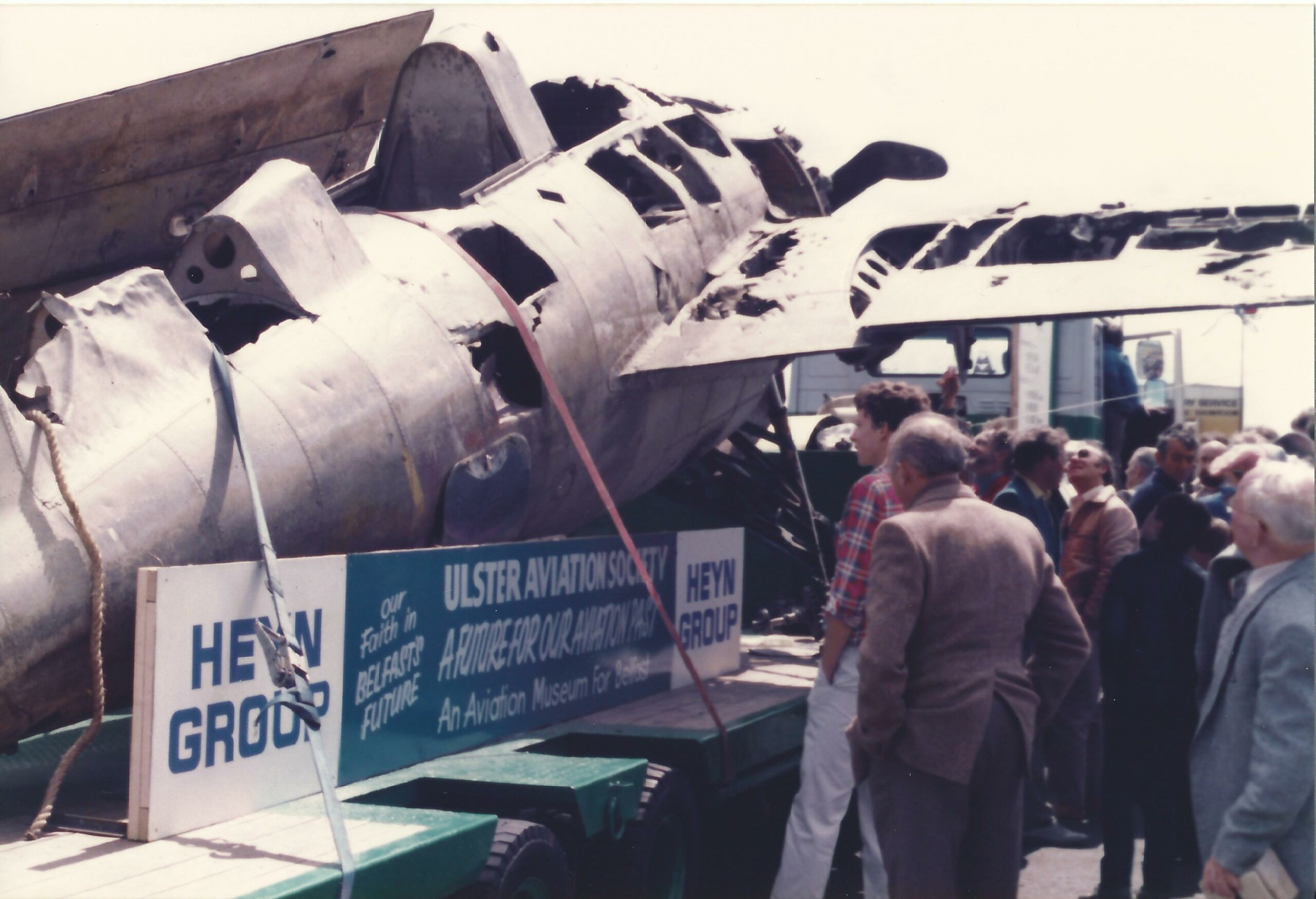 Ulster Aviation Society Receives ex-RAF Museum Meteor and Sycamore 18 Wildcat Newtownards Air Show June 1984 04 scaled
