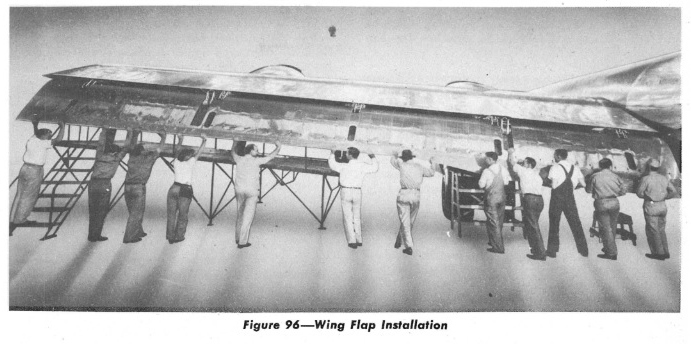 B-29 "Doc" Update, Flaps Installation 11 Wing Flap Installation