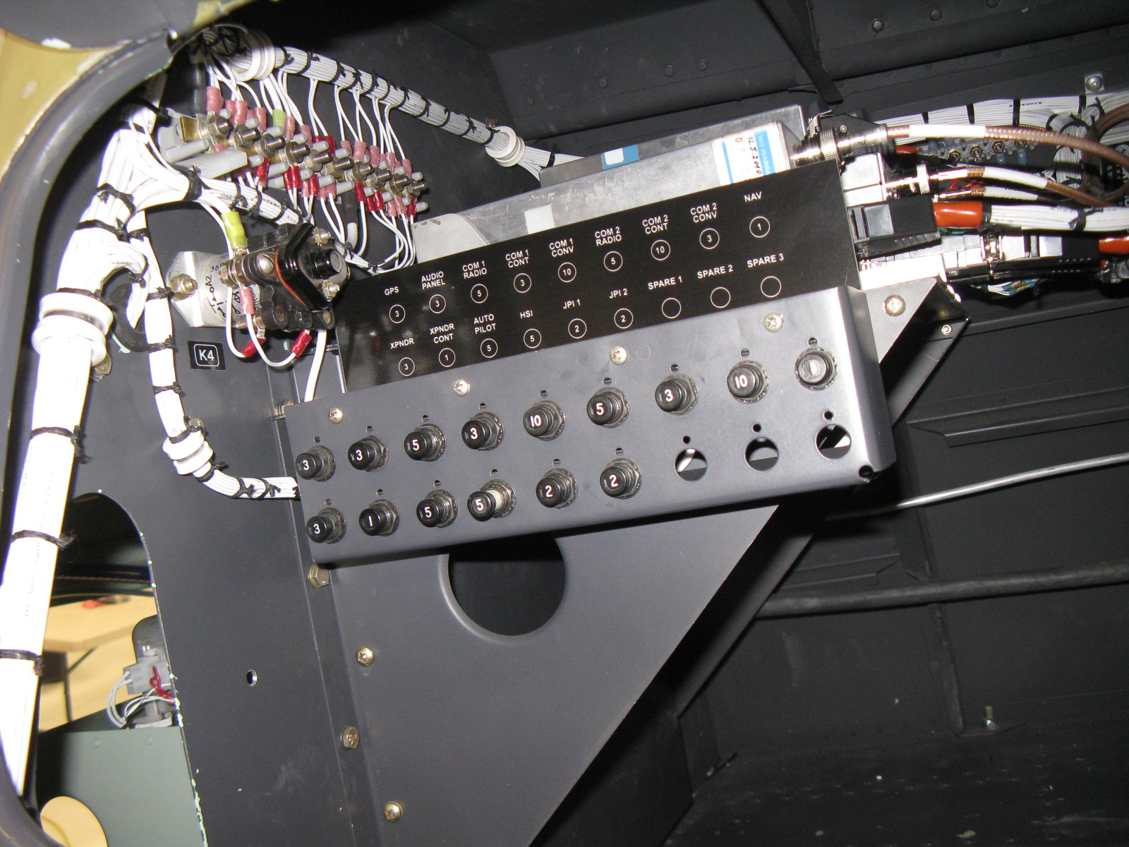 FW-190 First Flight At GossHawk Unlimited!!! 36 Wiring by Custom Connections installed in the GossHawk Unlimited manufactured control consoles. (photo via GossHawk Unlimited)