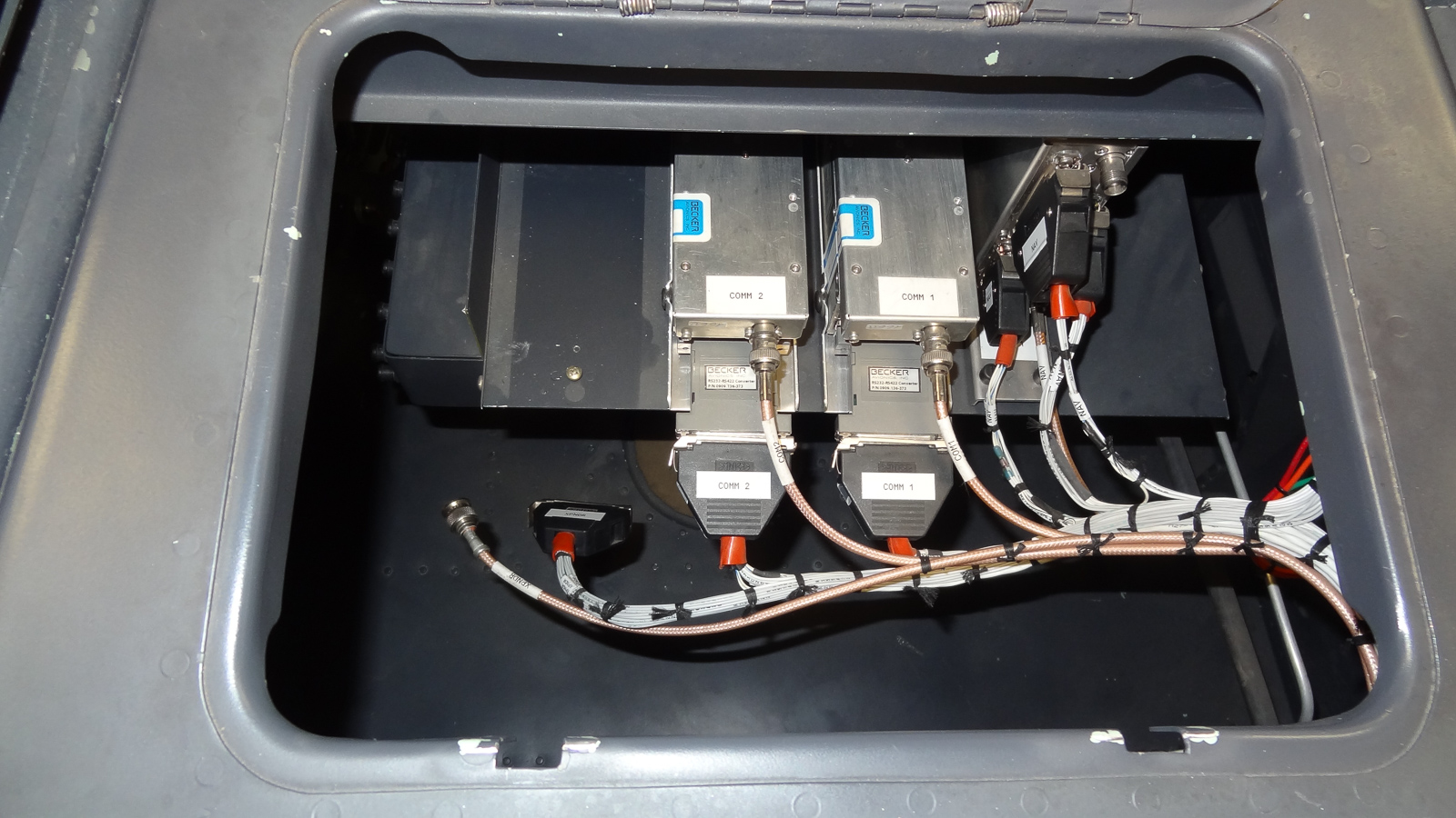 FW-190 First Flight At GossHawk Unlimited!!! 37 Wiring by Custom Connections installed in the GossHawk Unlimited manufactured control consoles. (photo via GossHawk Unlimited)