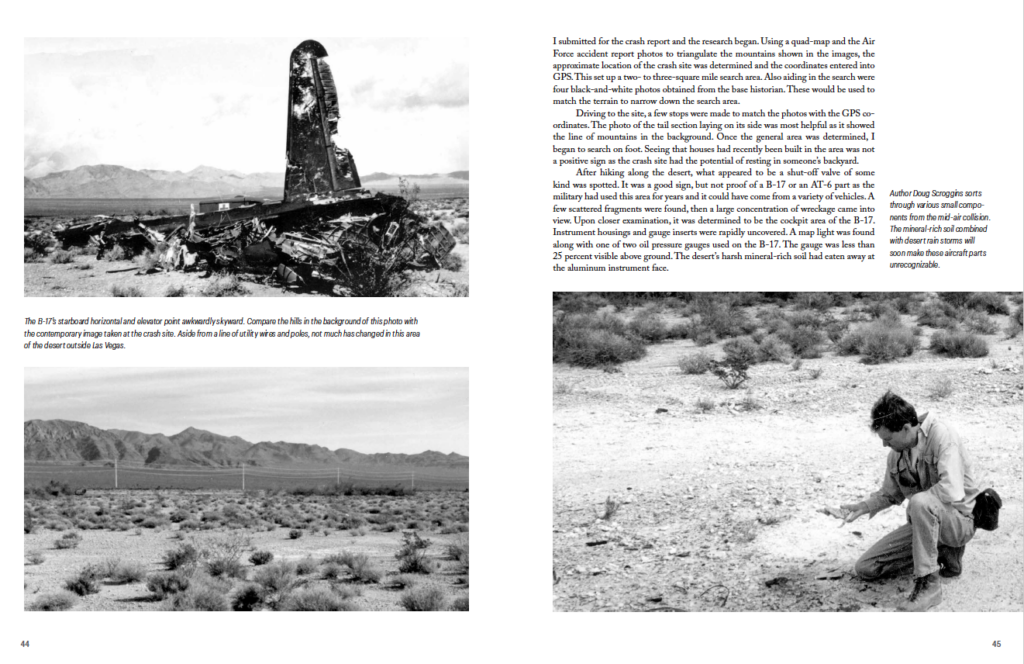 Wreckchasing 102: Exploring Military and Commercial Aircraft Crash Sites 11 Wreckchasing 102 Sample B 17 T 6 mid air