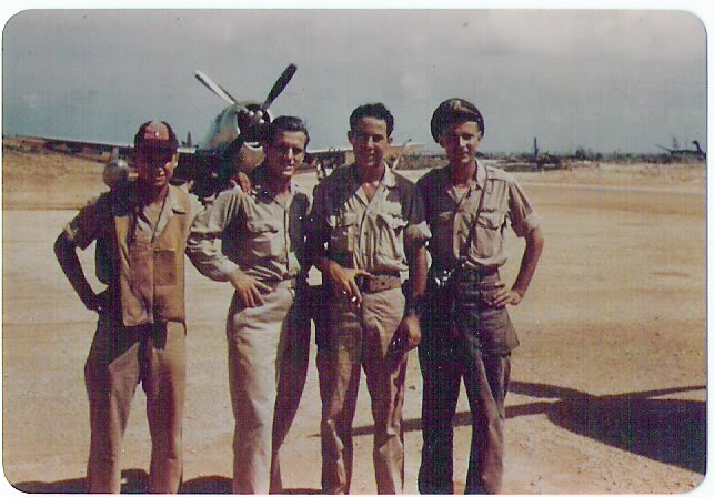 The Pilot, the Nurse and Their Thunderbolt 14 Wurtz 1944 during training