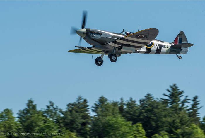 The First Flight of the Roseland Spitfire 10 X Spitfire Mk IX TE294
