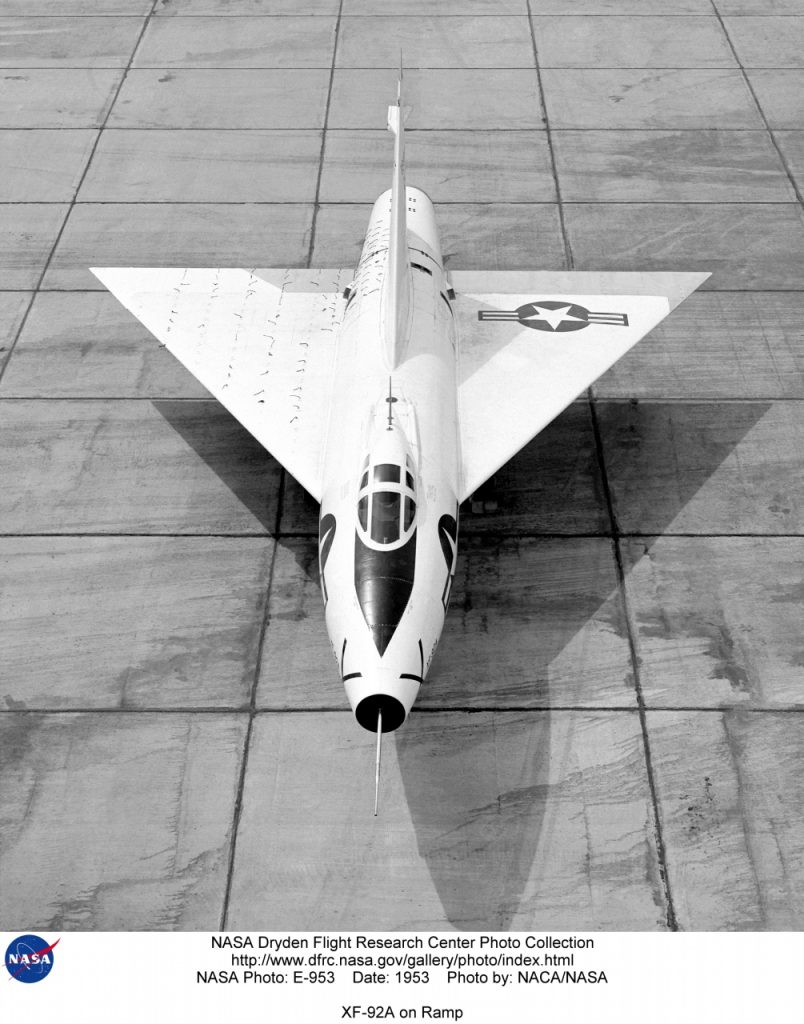 Flight Test Files: Convair XF-92A Dart 13 XF 92A on Ramp