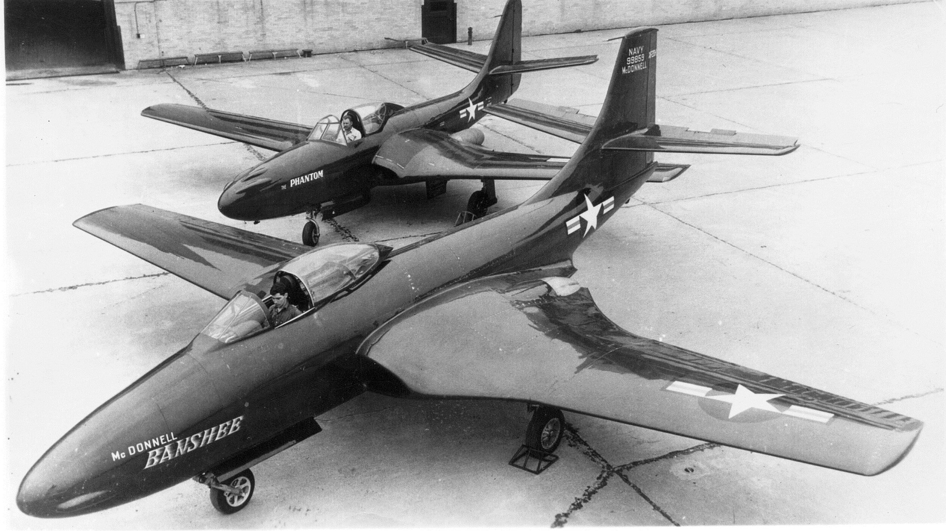 Today in Aviation History: First Flight of the McDonnell F2H Banshee 11 XF2D 1 99859 02 largea