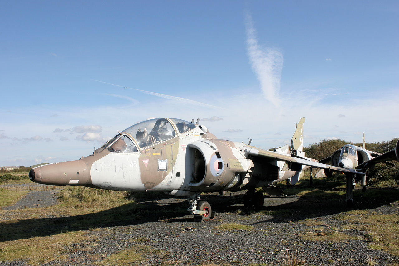 Hawker Siddeley Harrier T.4 Arrives at the California Science Center 14 XZ145.01