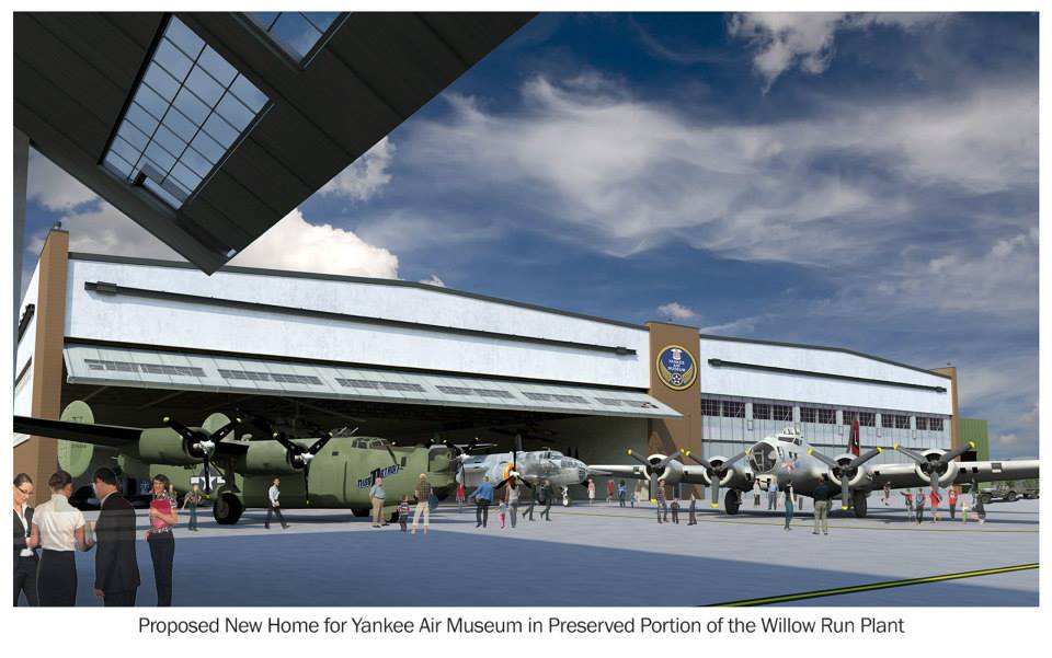 Yankee Air Museum Takes Ownership of Willow Run Plant 11 Proposed new home for the Yankee Air Museum in the preserved portion of the Willow Run Plant.
