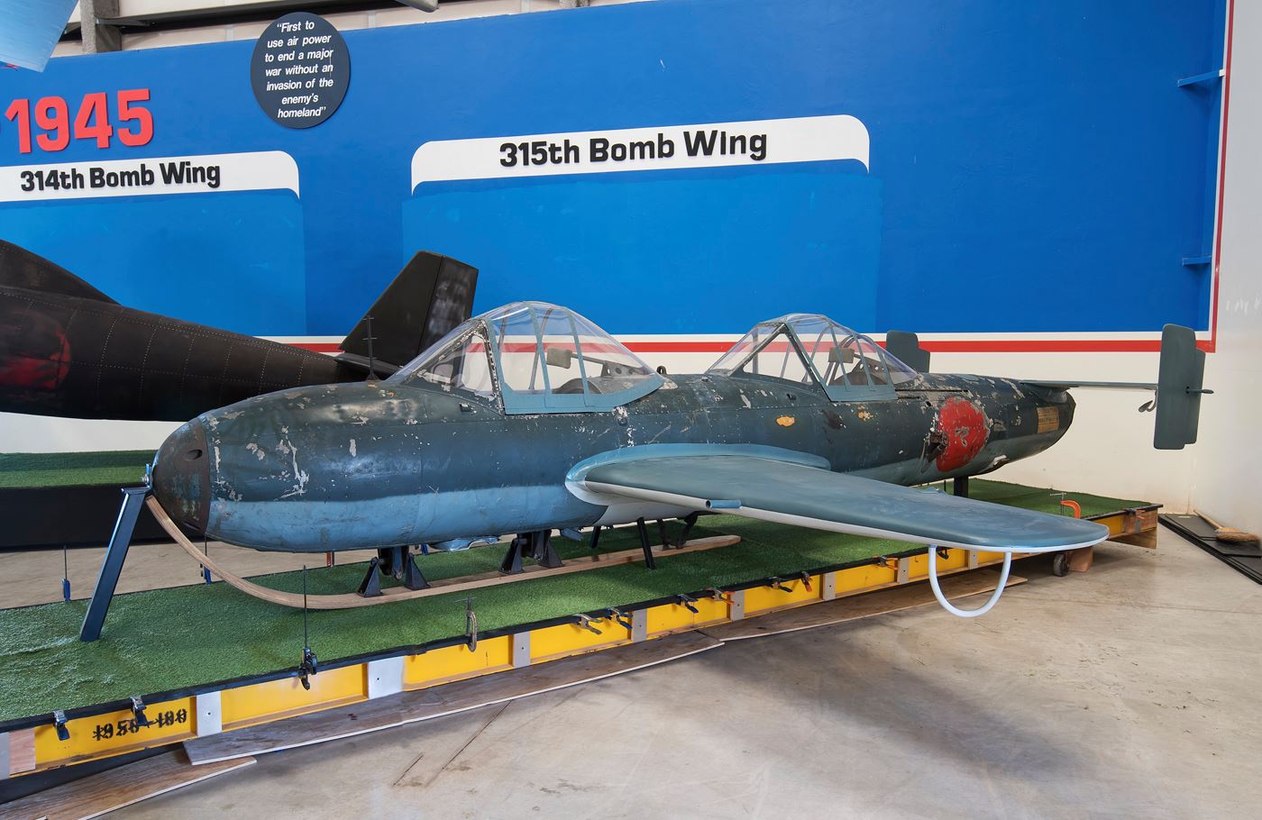 Unique Two-Seat Yokosuka Ohka On Display at Pima Air & Space Museum 10 Yokosyka Ohka trainer on display at Pima beside Ki 115
