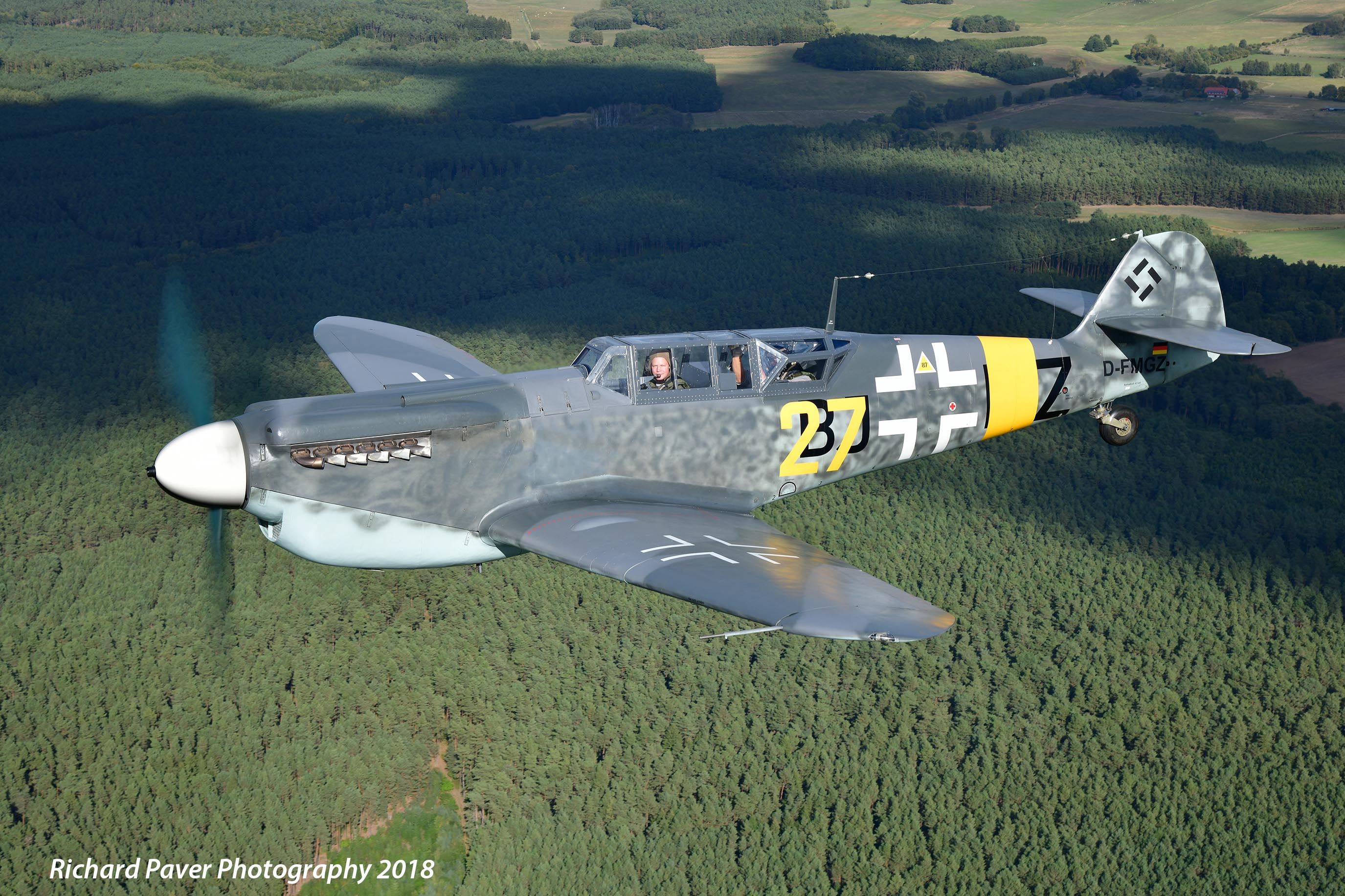 Boschung Global Sells Unique, Two-Seat Messerschmitt Bf 109G-12 10 boschung global aviation messerschmitt bf109 g12 d fmgz 5