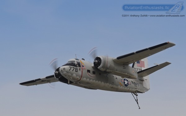 Happy Birthday To The Grumman XS2F-1 10 Here is a photo of Daniel Serrato's C-1 Trader "Mudflap Girl" at the 2011 Thunder Over Michigan Air Show.
