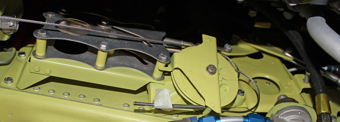 XP-82 Twin Mustang - December 2015 - Restoration Update 23 Carburetor Air Temperature Control Mechanism. (photo via Tom Reilly)