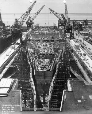 Final Farewell to USS Enterprise 11 construction
