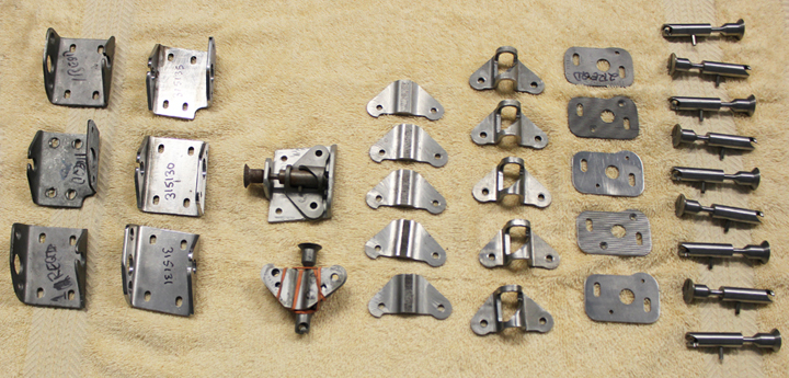 XP-82 Twin Mustang - January 2016 - Restoration Update 16 Freshly re-manufactured cowling attachment hardware. (photo via Tom Reilly)