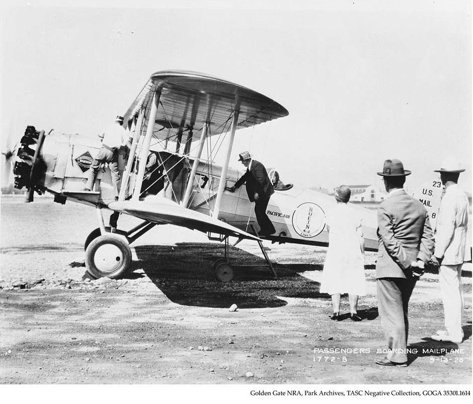 Randy's Vintage Profiles: Boeing Model 40C 11 crissy field mail plane e5670c 1024