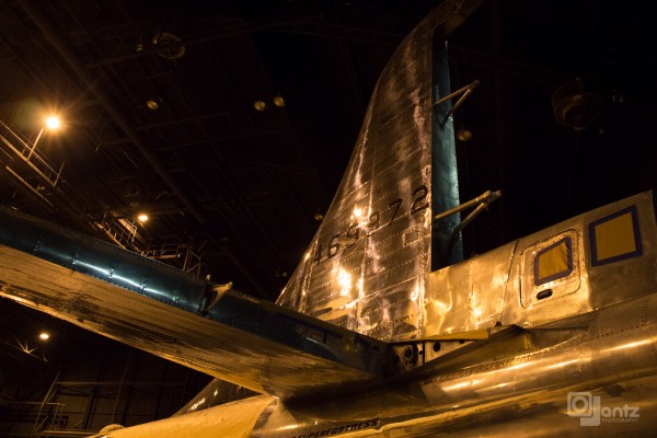 Progress on B-29 "Doc" 10 The tail section and horizontal stabilizers are almost polished. ( Image by Steve Jantz)