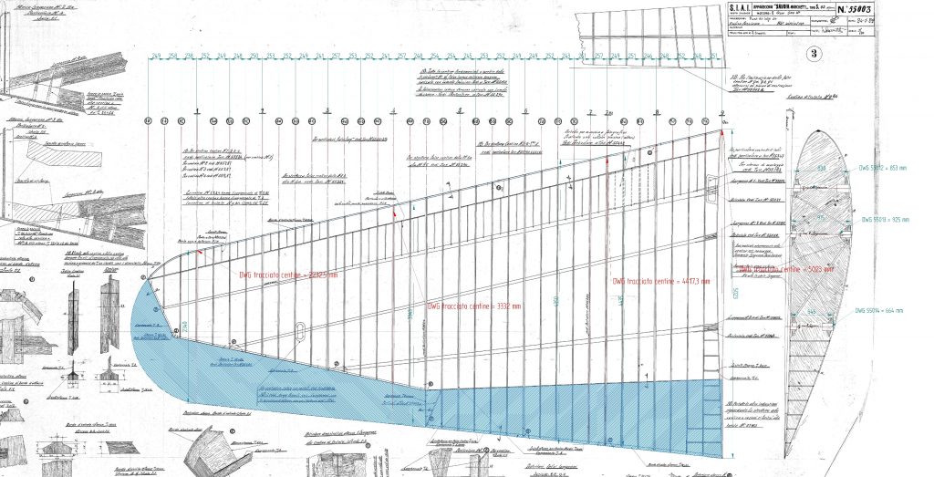 Savoia-Marchetti S.55X Flying Boat - Rebuild Update - Summer 2019 15 external wing test 0001