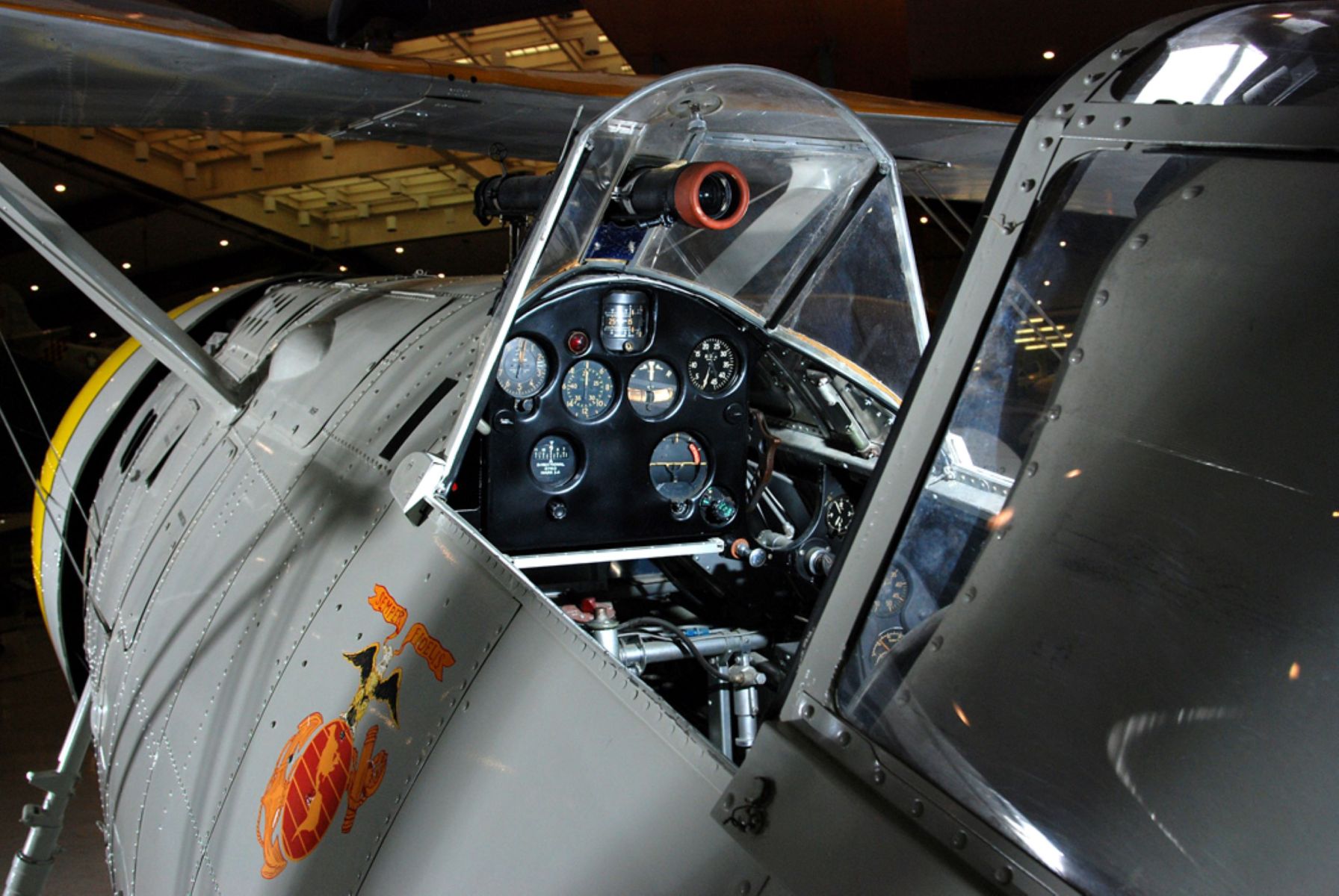 Raised From the Pacific: The Story of General Galer’s Grumman F3F “Flying Barrel" 48 f3fcockpitpullback