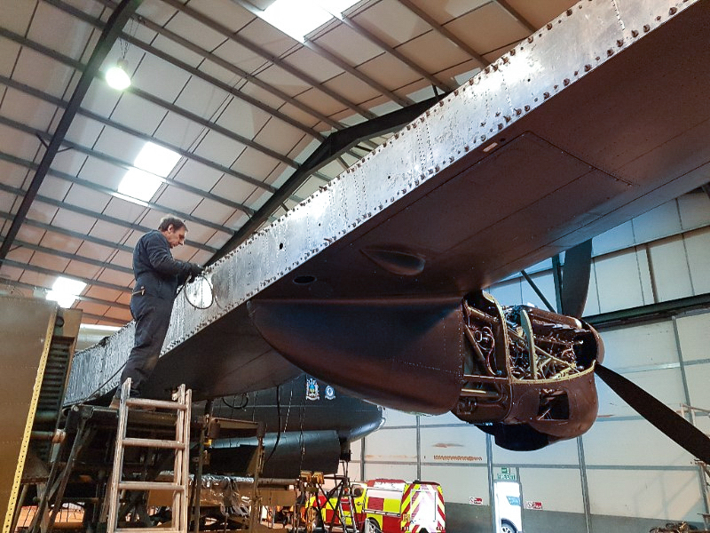 Lancaster NX611 ‘Just Jane’ – December 2017 Restoration Update 10 f5cf5439 f1bc 4ab5 91c2 b43443254600