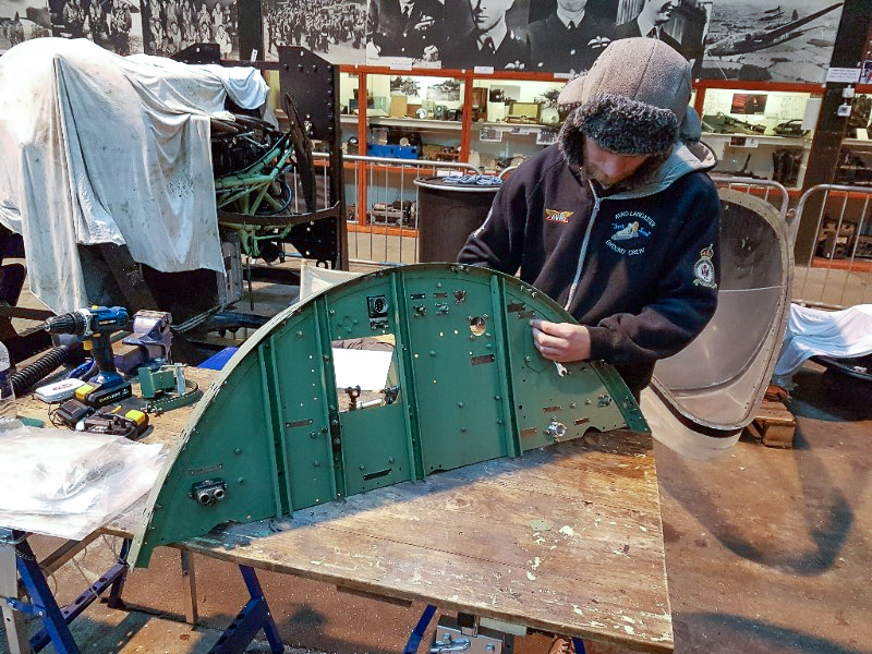 Lancaster NX611 ‘Just Jane’ – December 2017 Restoration Update 16 fd70335f 73ba 4cee a2d1 161c4bcac741