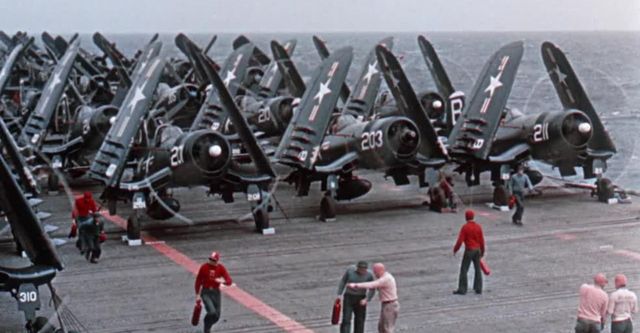 Corsairs On Screen 11 flat top movie f4u Corsair