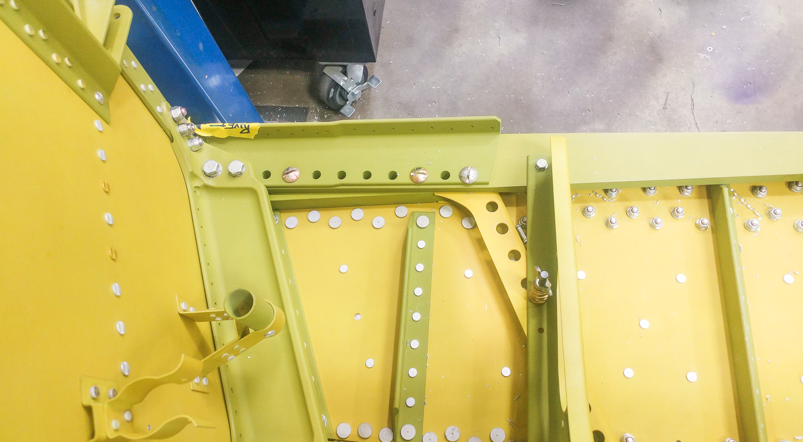 Dakota Territory Air Museum’s P-47 Update – July, 2020 28 forward inner gear bay clevis bolts