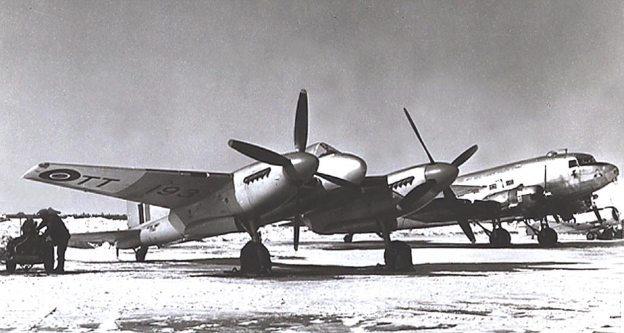 The Epic Journey of de Havilland's Sea Hornet F.20 TT193's Restoration 12 Sea Hornet TT193 during her cold weather trials in Canada in 1948/49. (photo unknown source)
