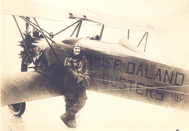 Delta Flight Museum Launches the “747 Experience” 13 Huff-Daland duster with pilot harris in the 1920s