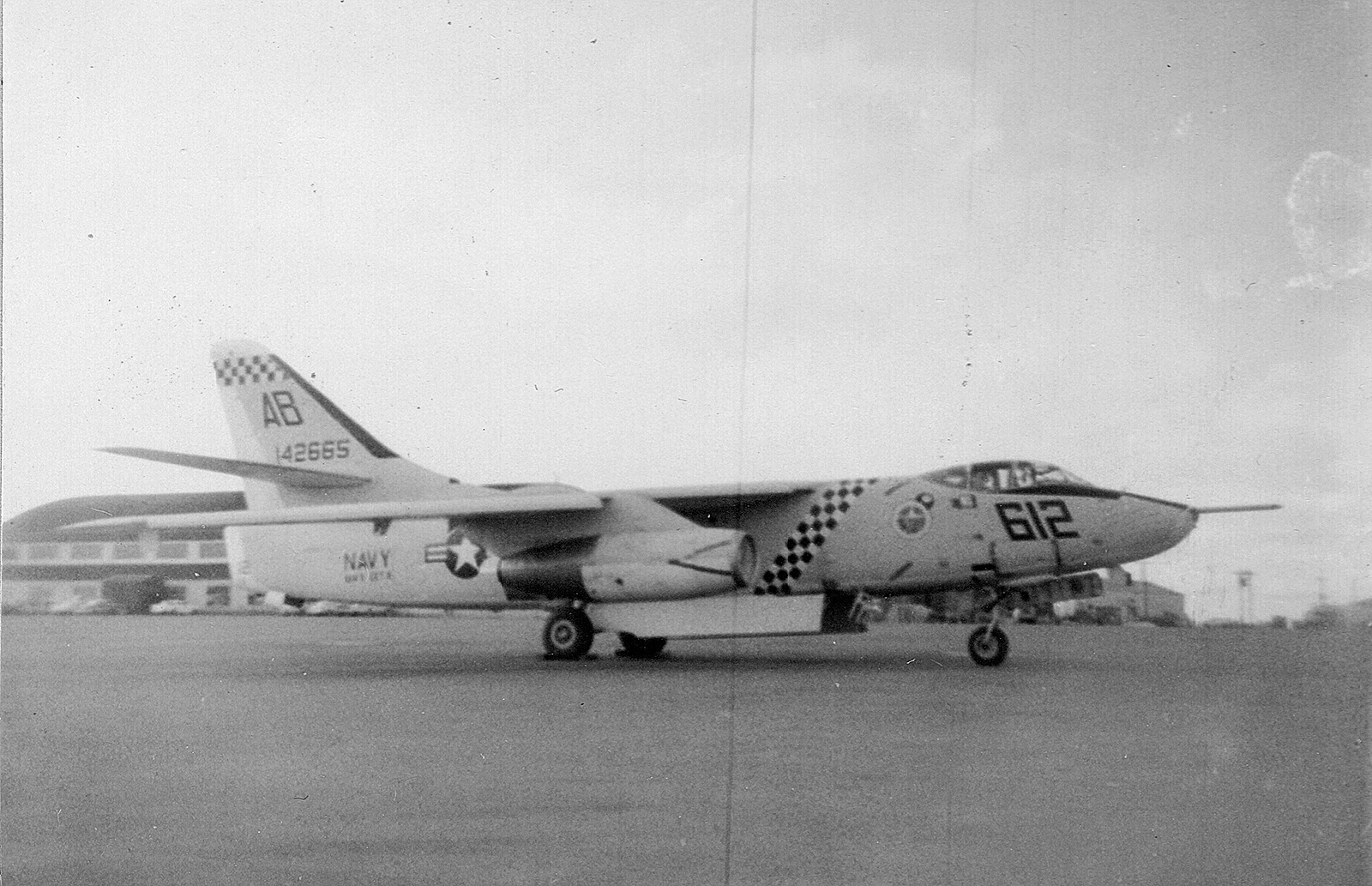 Cold War Naval Ops on Iceland 13 One of the two Douglas A-3 Skywarriors which landed on Keflavik due to one of them having a mechanical failure. (photo by Will Tate)