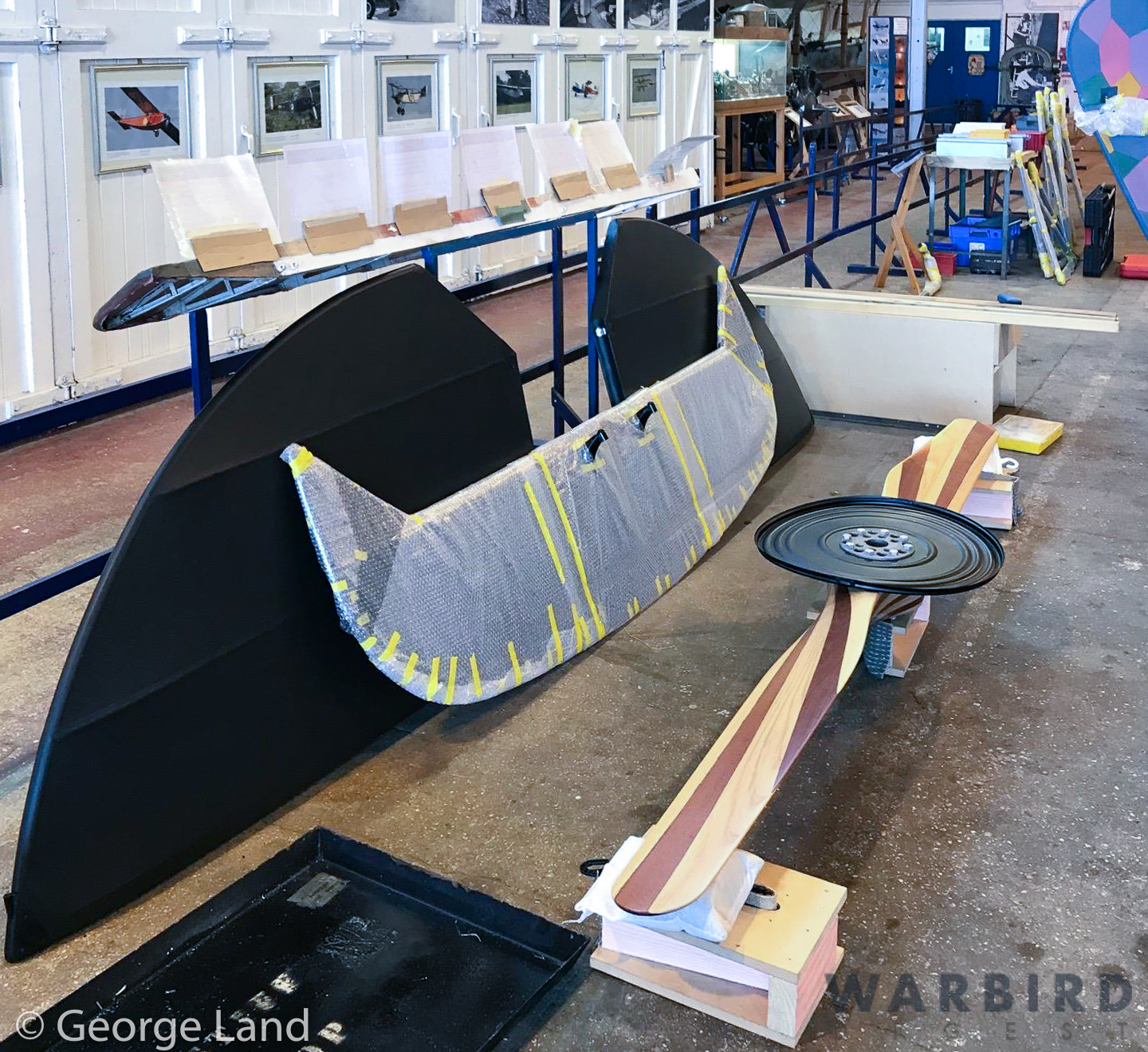 Albatros D.Va Fighter Arrives At Old Warden 12 image005